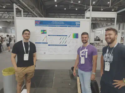 With Ouail Kitouni and Niklas Nolte at our ICML 2024 poster in Vienna.